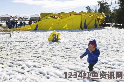 智利首都遇数十年最大降雪，民众乐享罕见冬日雪景堆雪人