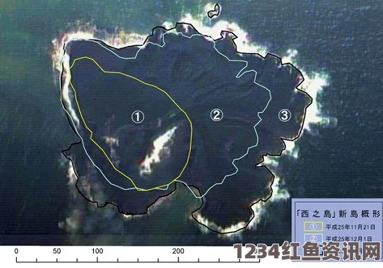 日本西之岛火山喷发影响领海面积，新海图绘制完成