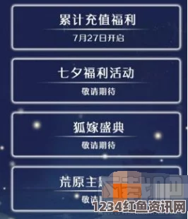 奇迹暖暖活动盛典，最新信息公示与精彩活动介绍