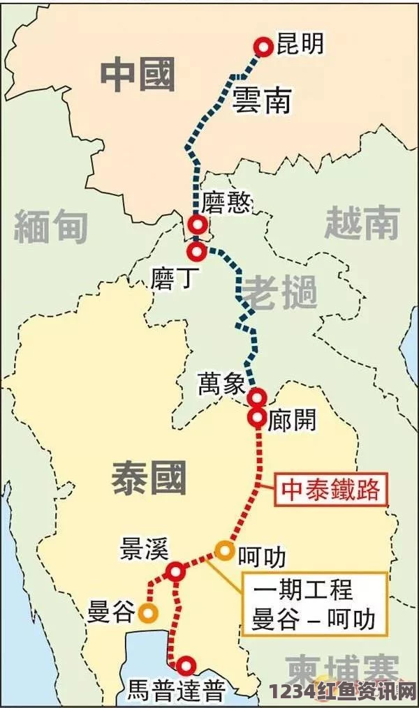 中泰铁路项目线路调整揭秘，双轨变单轨，开启呵叻府至廊开府新篇章