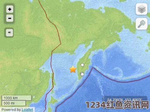 堪察加东岸近海地震，7.3级地震震动俄罗斯海域