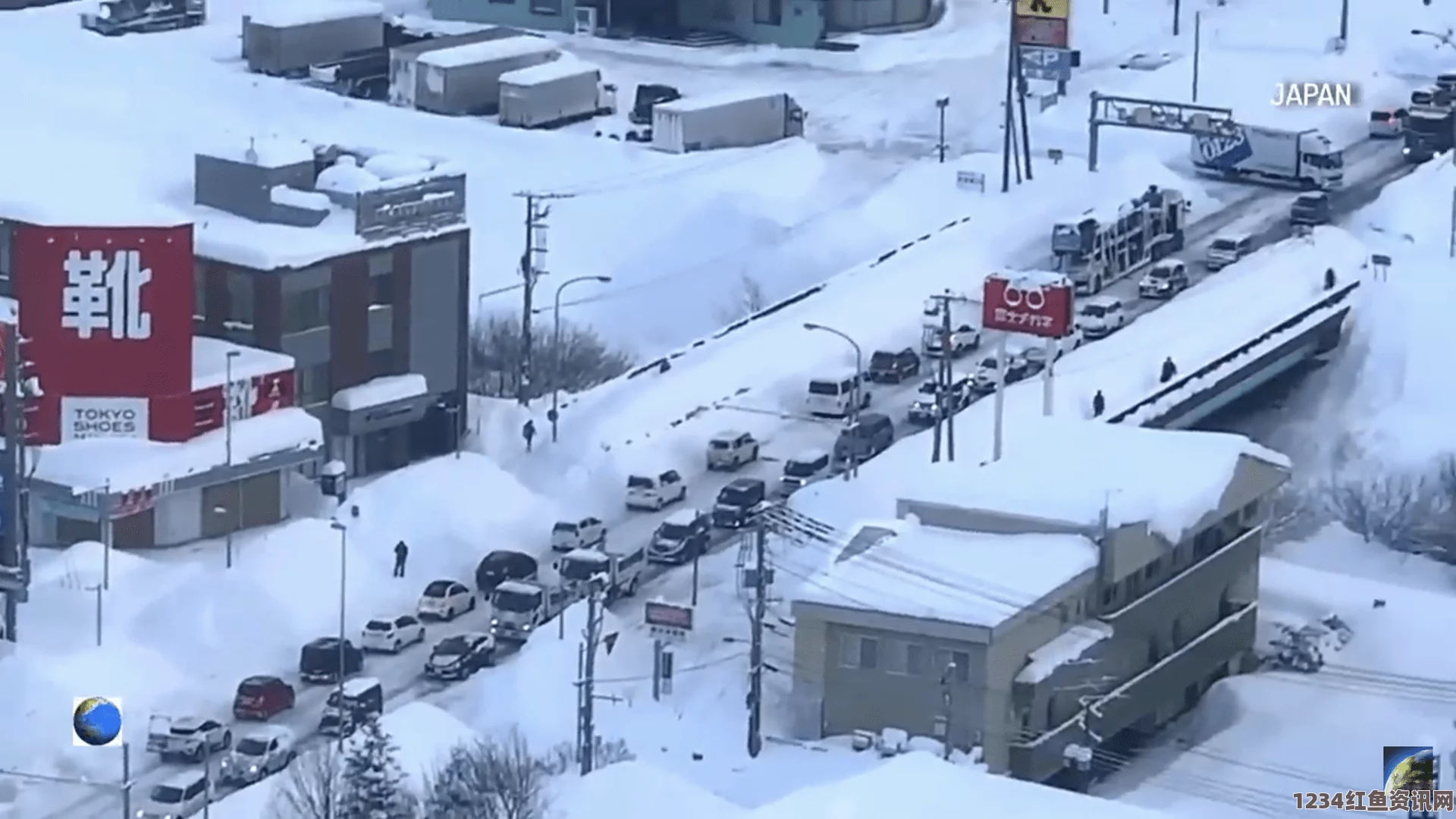 日本遭遇罕见暴风雪袭击，北海道一居民不幸身亡