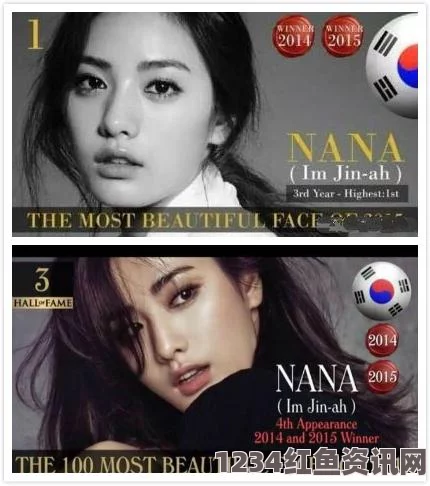 全球瞩目！2015最美面孔女星Top 100榜单揭晓，韩国NANA蝉联冠军，中国四席闪耀上榜