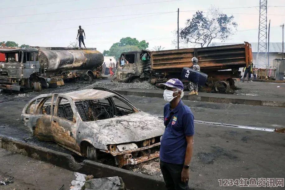 苏丹油罐车爆炸事故致170死，现场有人抽烟引发灾难（现场图片）