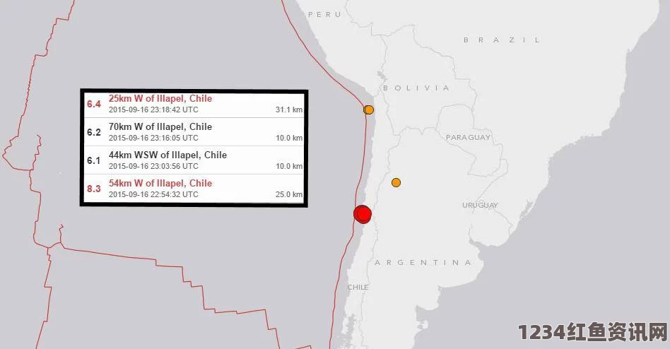 智利发生强烈地震引发海啸预警，部分地区浪高惊人
