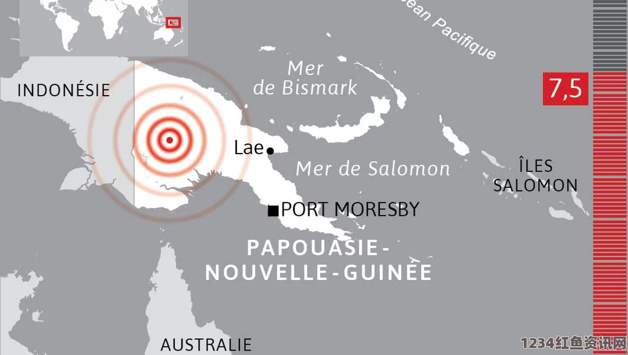 巴布亚新几内亚发生强烈地震，暂无人员伤亡报告