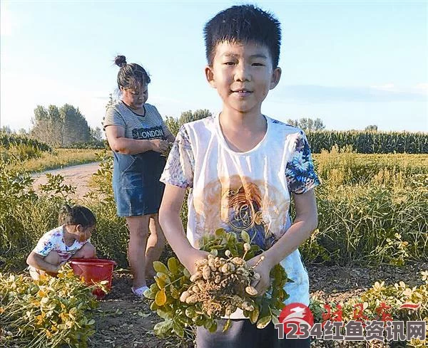 女孩子如何在田间体验拔萝卜的乐趣与情感