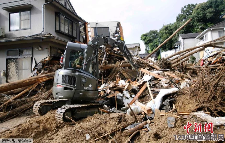 日本广岛暴雨引发泥石流灾害，致18人死亡，灾情严峻