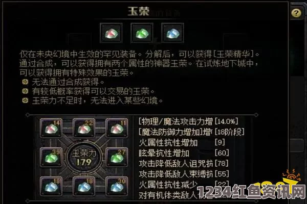 DNF玉荣合成攻略，合成方法与技巧全解析